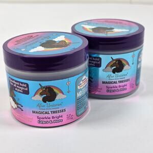 Unicorn Magical Tresses Edges Gel 4oz Sparkle Bright Lot of 2 Hair Styling